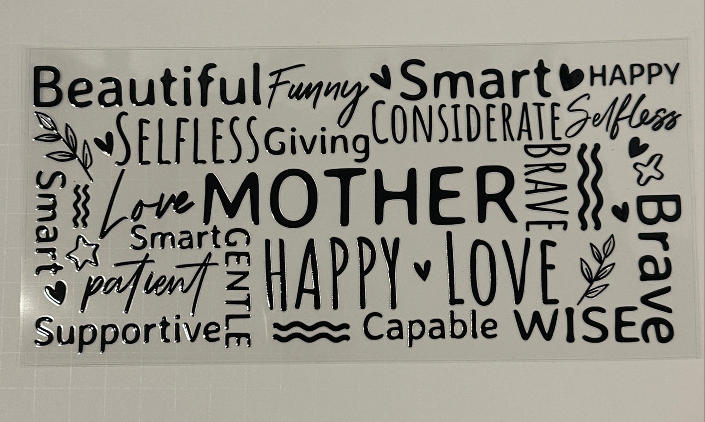 Mother Affirmation Cup Wrap