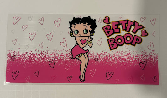 Pink Betty Boop Cup Wrap